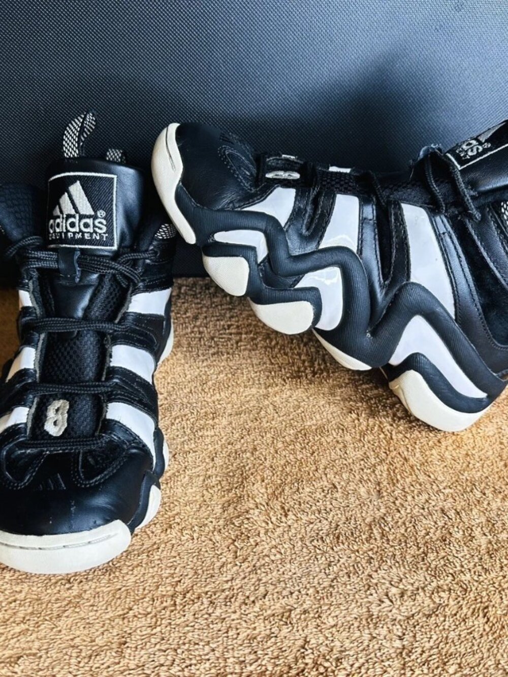 Adidas Crazy 8 Men's Black KOBE BRYANT Basketball Sneakers G21939 Size 5